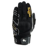 Gants Moto Furygan JET NEON D3O® LADY Noir - Blanc - Or — Certifié CE - LE PRATIQUE DU MOTARD