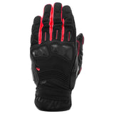 Gants Moto Femme Adventure Noir-Rose — Noir-Rose stab, vue vue 3