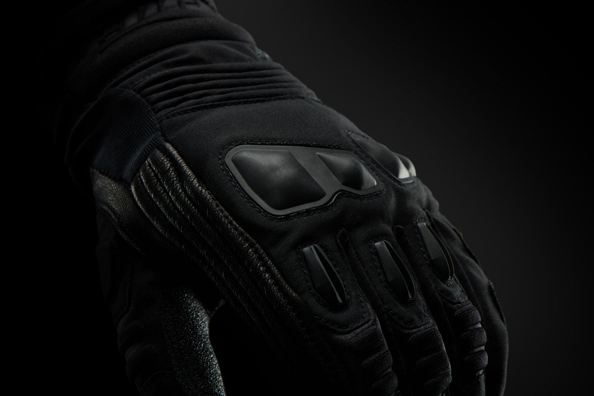 Gants Moto Femme Trail & Adventure Noir — Noir, vue detail 3