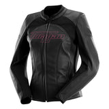 Blouson Moto Furygan ROMY — Protection CE Niveau AAA Noir - Rose - LE PRATIQUE DU MOTARD