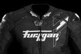 Blouson Moto Furygan RAPTOR EVO 3 — Protection CE Niveau AAA Noir - Blanc - Blanc - LE PRATIQUE DU MOTARD