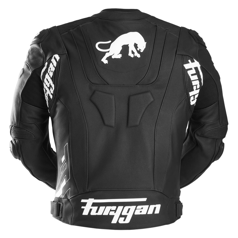 Blouson Moto Furygan RAPTOR EVO 3 — Protection CE Niveau AAA Noir - Blanc - Blanc - LE PRATIQUE DU MOTARD