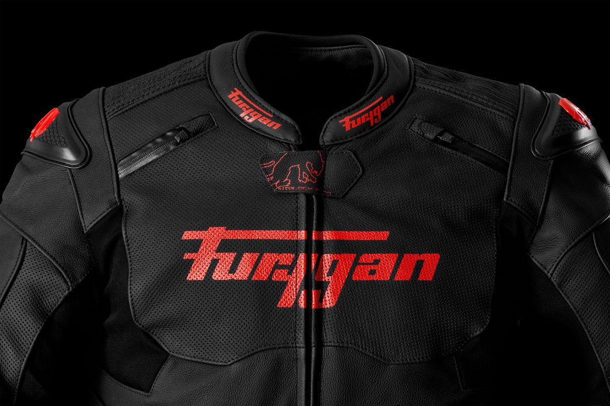 Blouson Moto Furygan RAPTOR EVO 3 — Protection CE Niveau AAA Noir - Rouge - LE PRATIQUE DU MOTARD