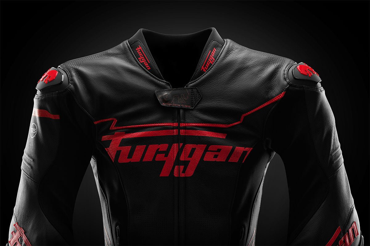Blouson Moto Furygan SIRIUS — Protection CE Niveau AAA Noir - Rouge - LE PRATIQUE DU MOTARD