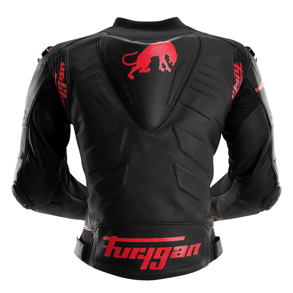 Blouson Moto Furygan SIRIUS — Protection CE Niveau AAA Noir - Rouge - LE PRATIQUE DU MOTARD