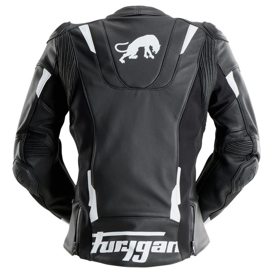 Blouson Moto Furygan RAPTOR LADY — Protection CE Niveau AAA Noir - Blanc - LE PRATIQUE DU MOTARD