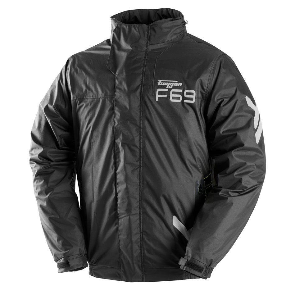 Blouson Moto Furygan TORNADO JACKET Noir - Jaune stab - LE PRATIQUE DU MOTARD