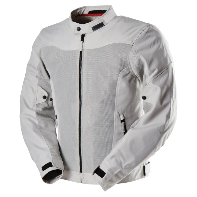 Blouson Moto été ventilé homme | MISTRAL EVO 3 Perle - LE PRATIQUE DU MOTARD