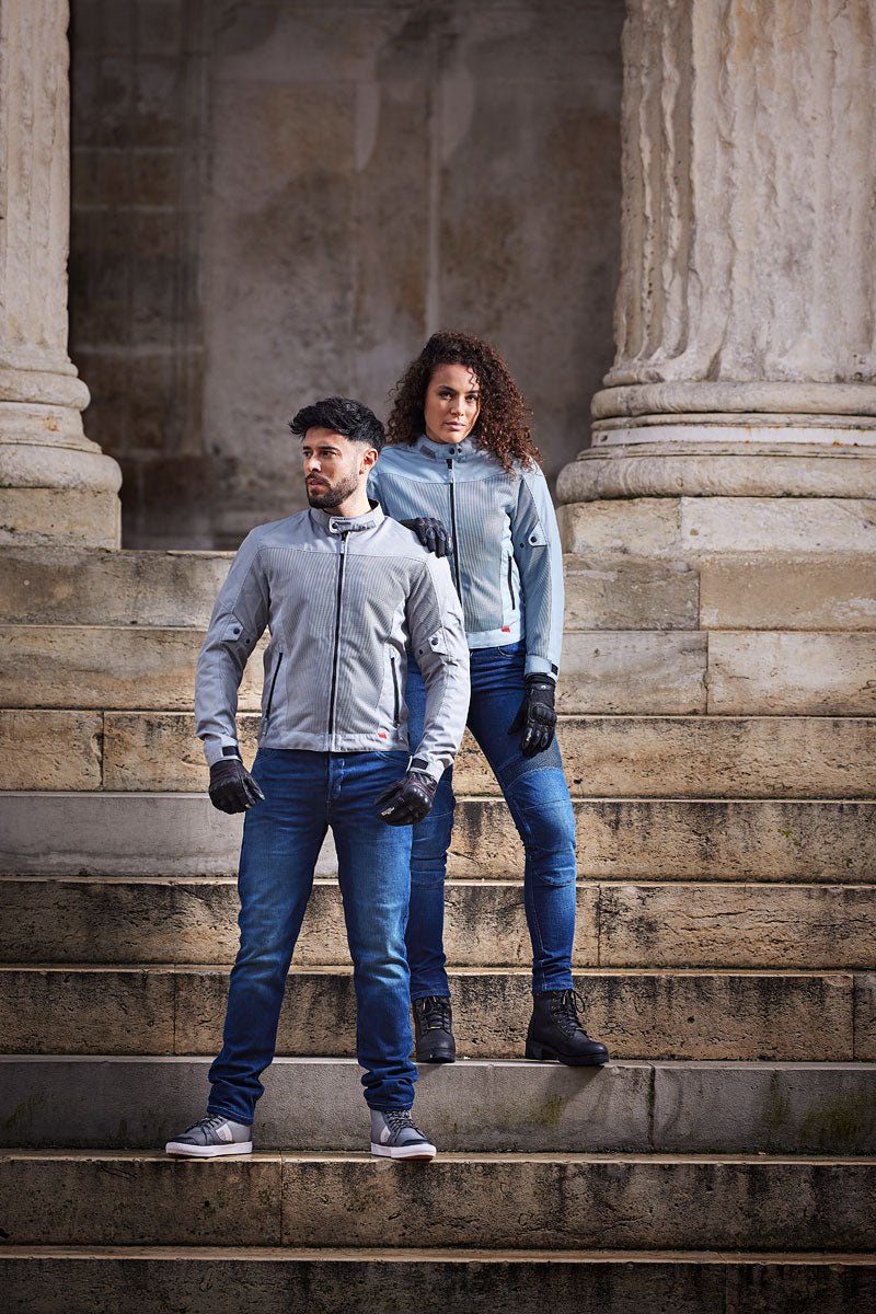 Blouson Moto Furygan MISTRAL EVO 3 — Protection CE Niveau A Gris - LE PRATIQUE DU MOTARD