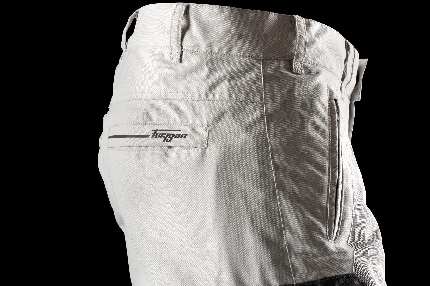 Pantalon Moto Furygan CIARAN — Protection CE Niveau A Pearl - Gris - LE PRATIQUE DU MOTARD