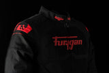 Blouson Moto Furygan ATOM VENTED EVO — Protection CE Niveau A Noir - Rouge - LE PRATIQUE DU MOTARD