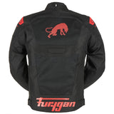 Blouson Moto Furygan ATOM VENTED EVO — Protection CE Niveau A Noir - Rouge - LE PRATIQUE DU MOTARD