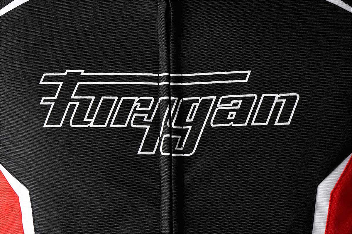 Blouson Moto Furygan YORI — Protection CE Niveau AA Noir - Rouge - Blanc - LE PRATIQUE DU MOTARD