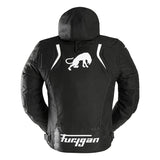 Blouson Moto Furygan SHARD — Protection CE Niveau AA Noir - Blanc - LE PRATIQUE DU MOTARD