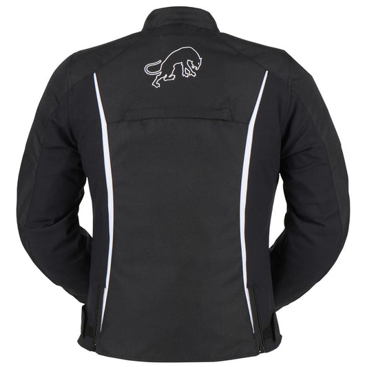 Blouson Moto Furygan ODESSA — Protection CE Niveau AA Noir - Blanc - LE PRATIQUE DU MOTARD