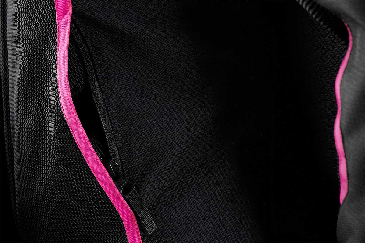 Blouson Moto Furygan ODESSA VENTED 3IN1 — Protection CE Niveau A Noir - Blanc - Rose - LE PRATIQUE DU MOTARD