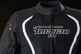 Blouson Moto Furygan ODESSA VENTED 3IN1 — Protection CE Niveau A Noir - Blanc - LE PRATIQUE DU MOTARD