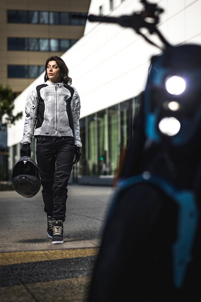Blouson Moto Furygan ODESSA VENTED 3IN1 — Protection CE Niveau A Pearl - Noir - LE PRATIQUE DU MOTARD