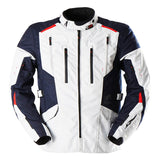 Blouson Moto Furygan BROOKS — Protection CE Niveau AA Pearl - Bleu - LE PRATIQUE DU MOTARD