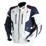 Blouson Moto Furygan BROOKS — Protection CE Niveau AA Pearl - Bleu - LE PRATIQUE DU MOTARD