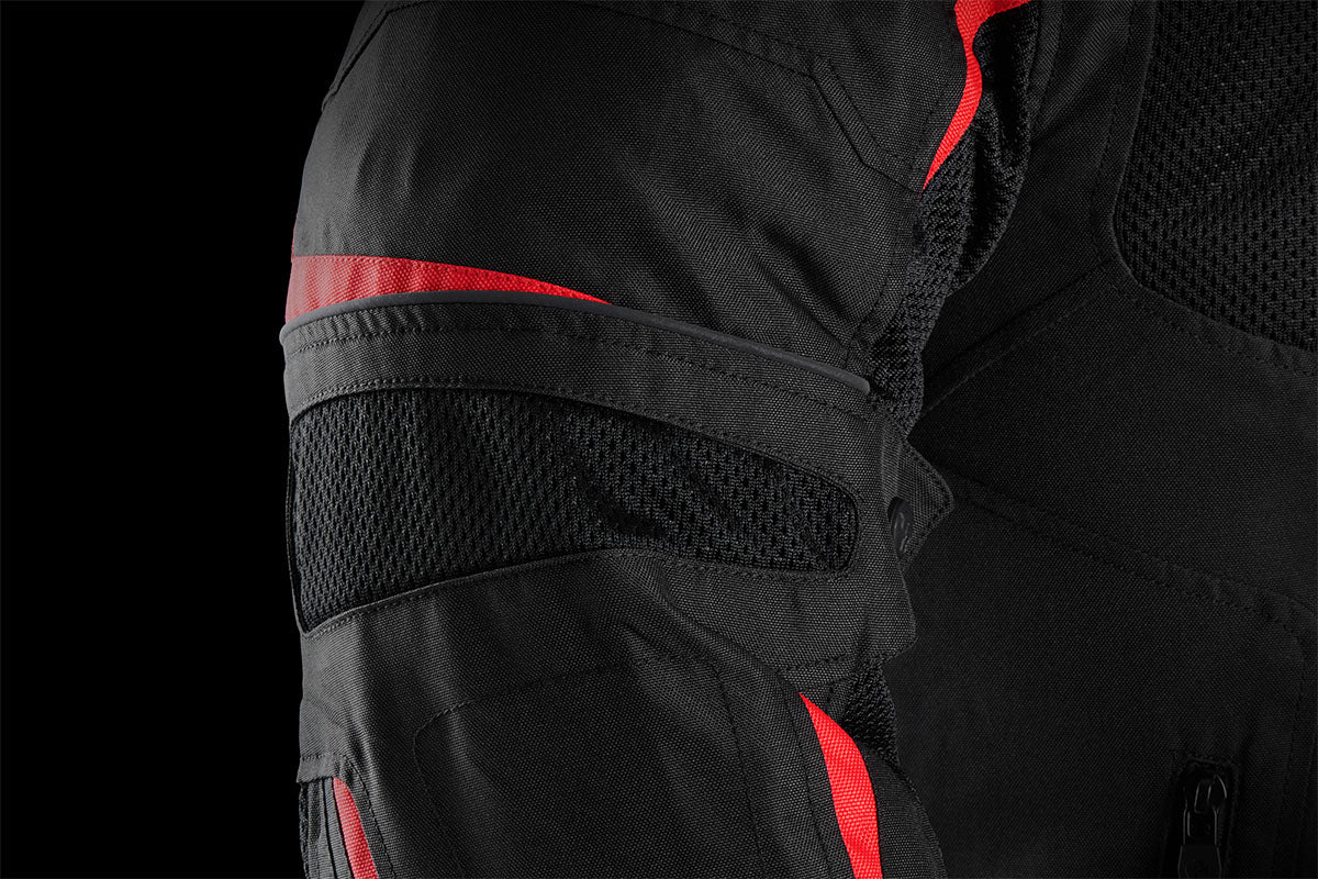 Blouson Moto Furygan ULTRASPARK 3IN1 VENTED+ — Protection CE Niveau A Noir - Rouge - LE PRATIQUE DU MOTARD