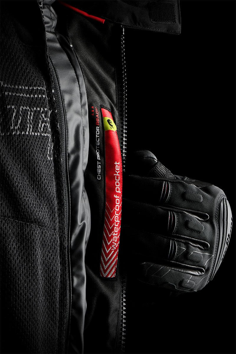 Blouson Moto Furygan ULTRASPARK 3IN1 VENTED+ — Protection CE Niveau A Noir - Noir - LE PRATIQUE DU MOTARD