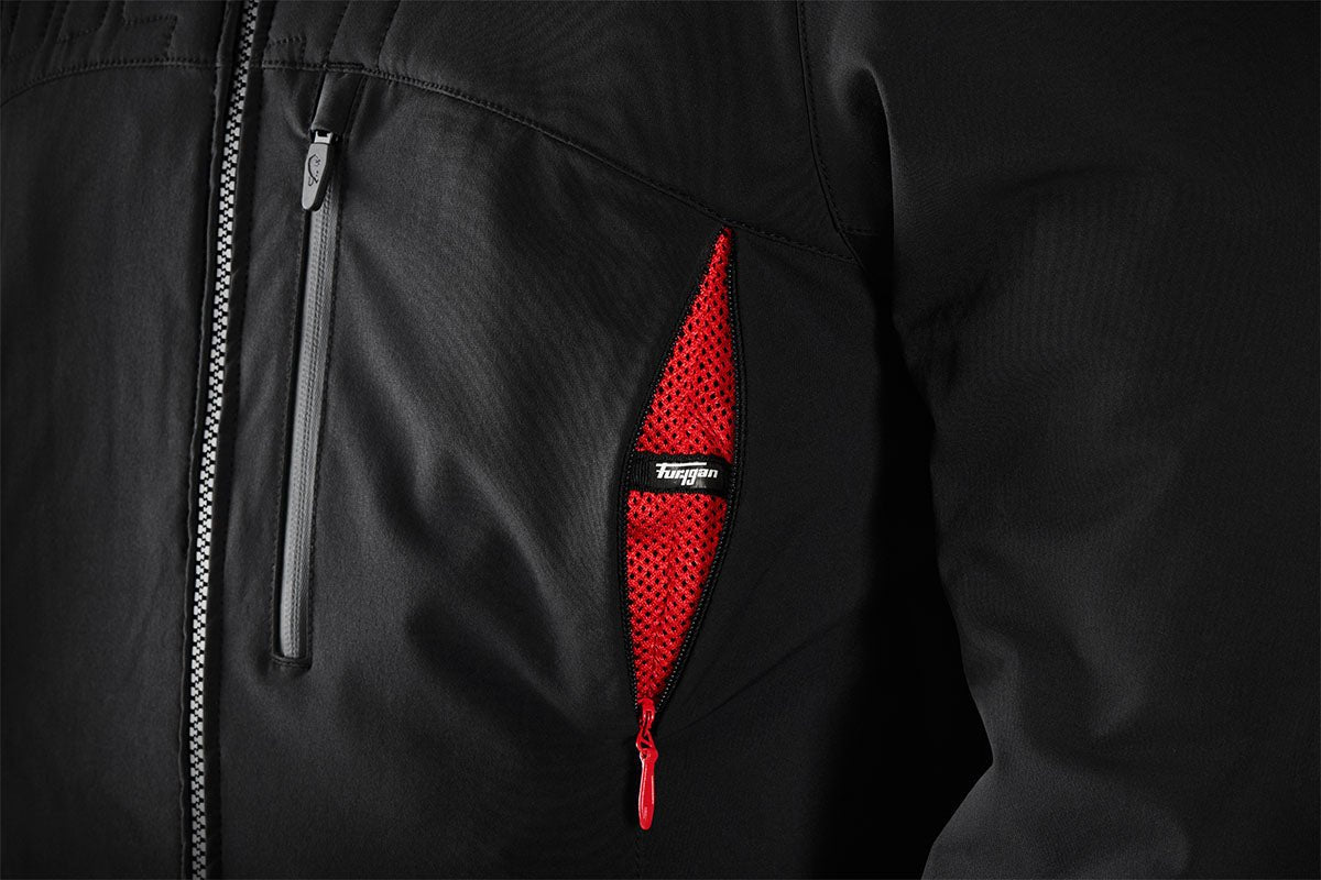 Blouson Moto Furygan CODEX — Protection CE Niveau A Noir - LE PRATIQUE DU MOTARD