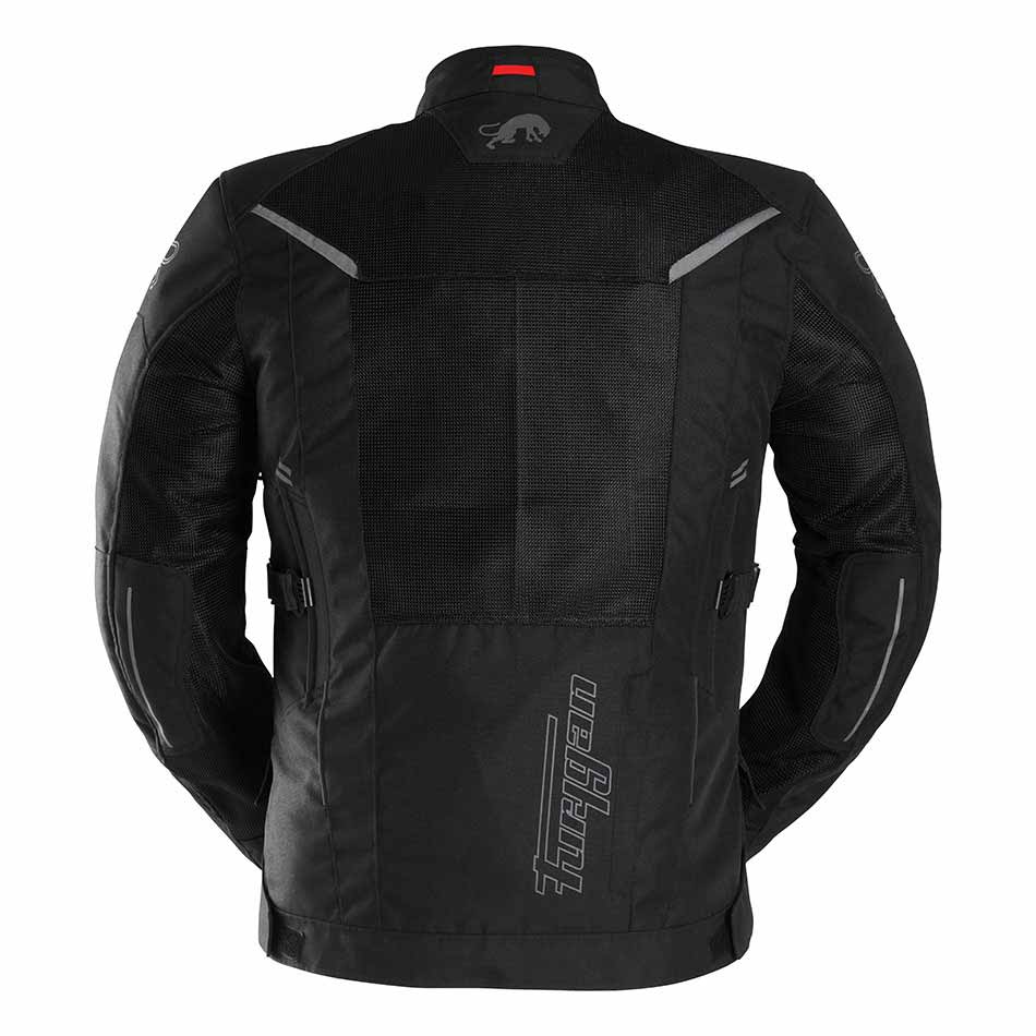 Blouson Moto Furygan BROOKS VENTED+ — Protection CE Niveau A Noir - LE PRATIQUE DU MOTARD