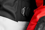 Blouson Moto Furygan APALACHES EVO — Protection CE Niveau AA Noir - Pearl - Rouge - LE PRATIQUE DU MOTARD