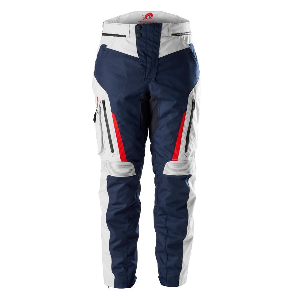 Pantalon Moto Furygan KILLINGTON — Protection CE Niveau AA Bleu - Pearl - Rouge - LE PRATIQUE DU MOTARD