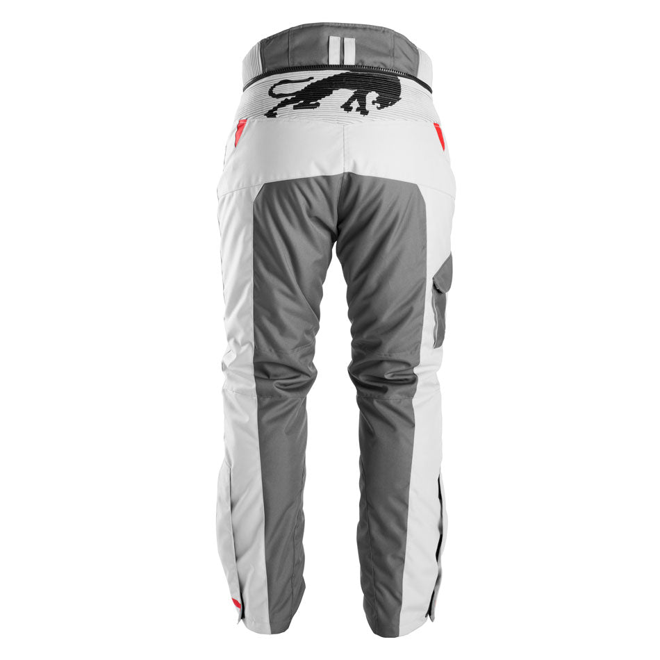 Pantalon Moto Furygan KILLINGTON — Protection CE Niveau AA Gris - Pearl - Rouge - LE PRATIQUE DU MOTARD