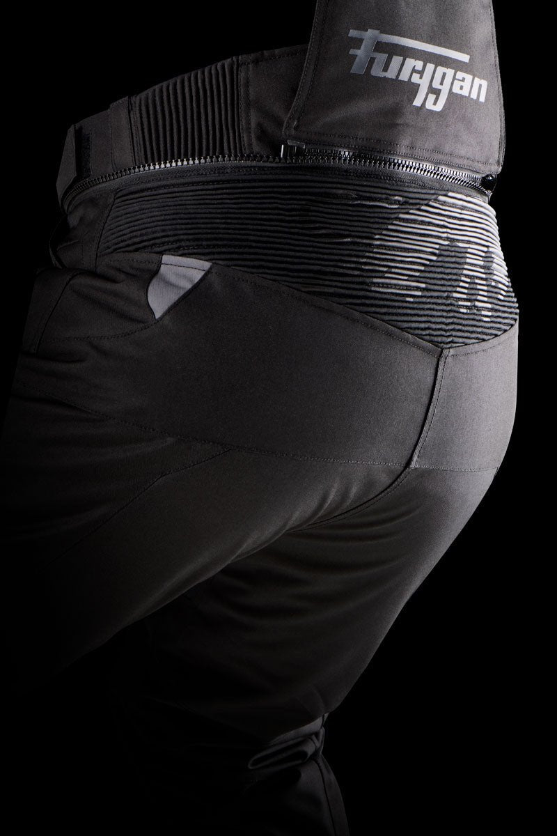 Pantalon Moto Furygan KILLINGTON LADY — Protection CE Niveau AA Noir - Gris - LE PRATIQUE DU MOTARD