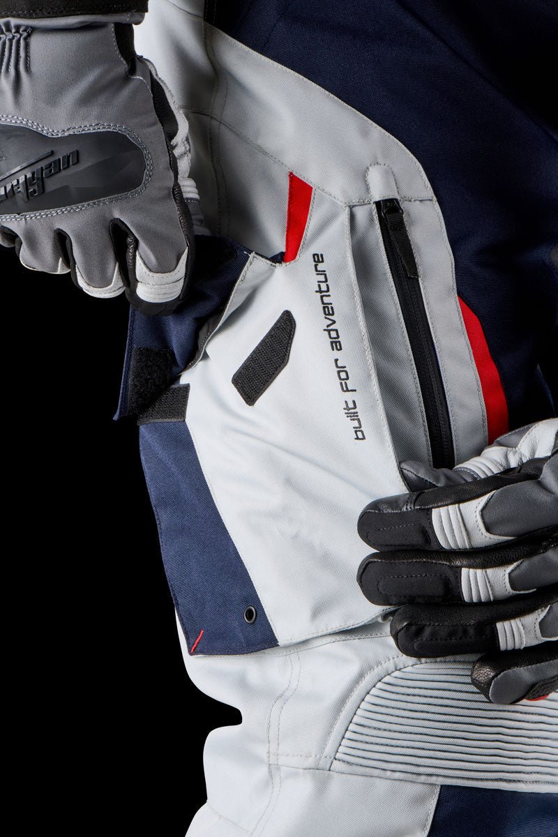 Pantalon Moto Furygan KILLINGTON LADY — Protection CE Niveau AA Bleu - Pearl - Rouge - LE PRATIQUE DU MOTARD