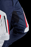 Pantalon Moto Furygan KILLINGTON LADY — Protection CE Niveau AA Bleu - Pearl - Rouge - LE PRATIQUE DU MOTARD