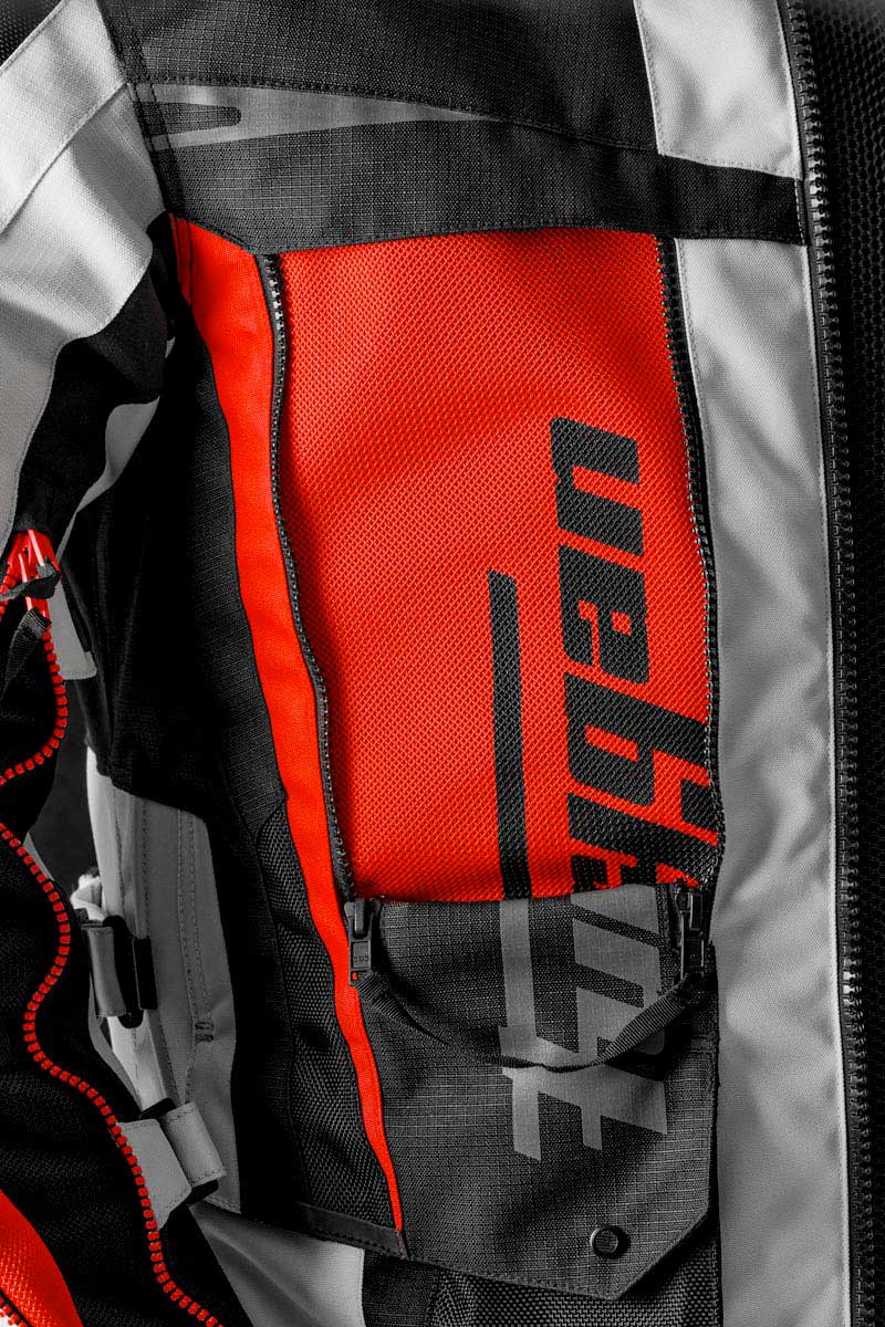 Blouson Moto Furygan MONTROC KEVLAR® PRIMALOFT® 3IN1+ — Protection CE Niveau AA Noir - Pearl - Rouge - LE PRATIQUE DU MOTARD