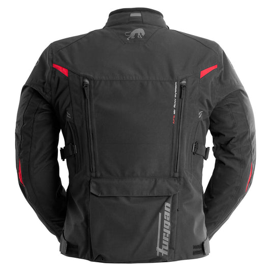 Blouson Moto Furygan CHALLENGER 3C PRIMALOFT® — Protection CE Niveau AA Noir - Rouge - LE PRATIQUE DU MOTARD