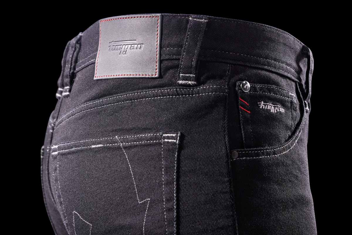 Pantalon Moto Furygan D03 TAPERED — Protection CE Niveau A Noir - LE PRATIQUE DU MOTARD