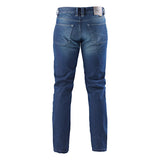 Pantalon Moto Furygan D12 X KEVLAR® STRAIGHT — Protection CE Niveau AA Medium blue - LE PRATIQUE DU MOTARD