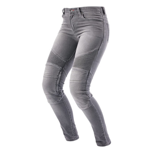 Pantalon Moto Femme Furygan PURDEY EVO SLIM Gris — CE A | Été - LE PRATIQUE DU MOTARD