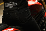Pantalon Moto Furygan NIKITA X KEVLAR® MOM FIT — Protection CE Niveau AA Carbone - LE PRATIQUE DU MOTARD