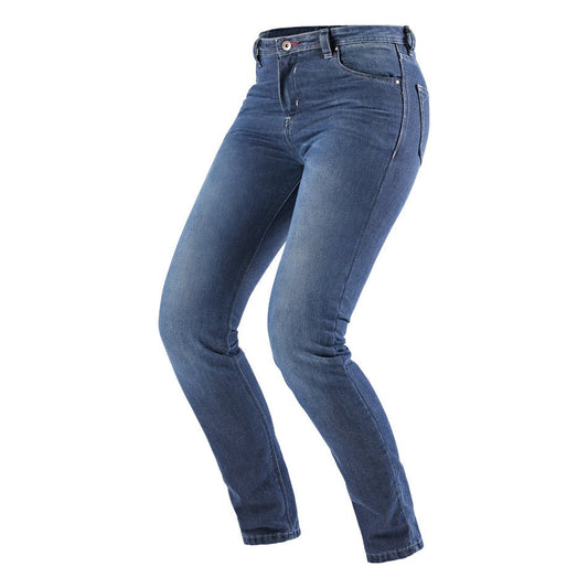 Pantalon Moto Furygan KATE X KEVLAR® STRAIGHT — Protection CE Niveau AAA Medium blue - LE PRATIQUE DU MOTARD