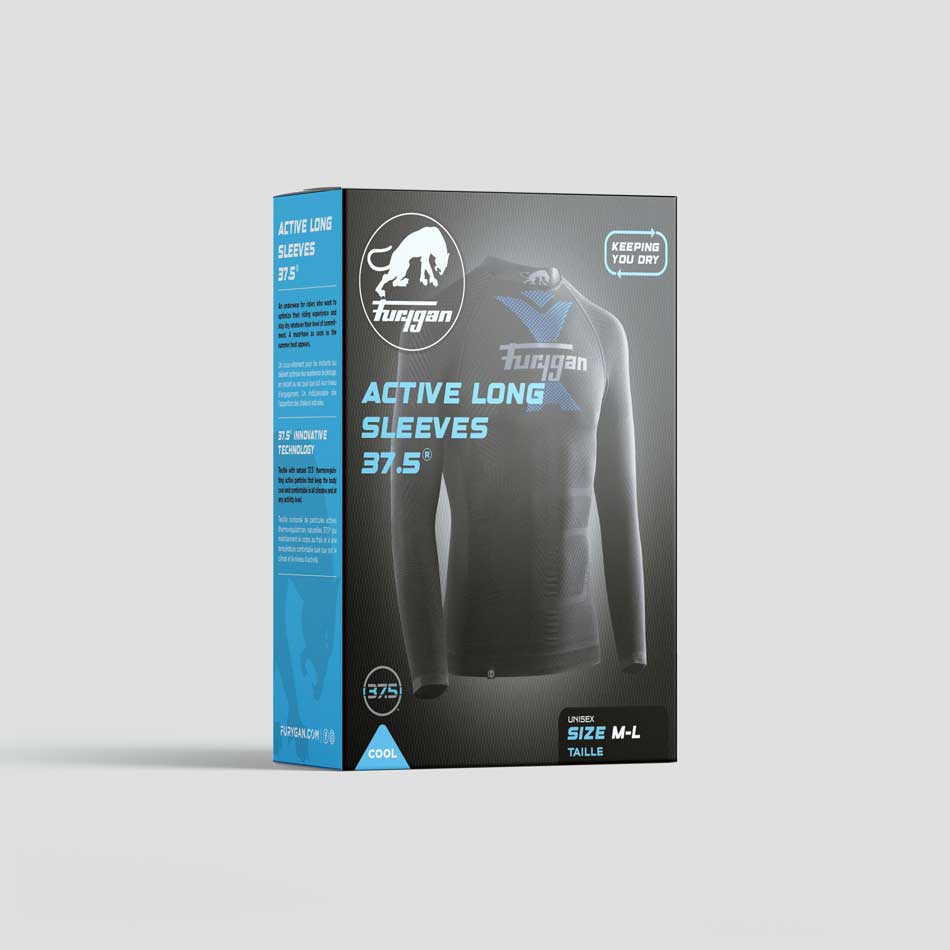 Sous - Vêtement Haut Moto Furygan Active 37.5® — Manches Longues Thermorégulantes - LE PRATIQUE DU MOTARD