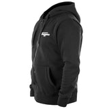 CORPO ZIP HOODIE - Noir-Blanc