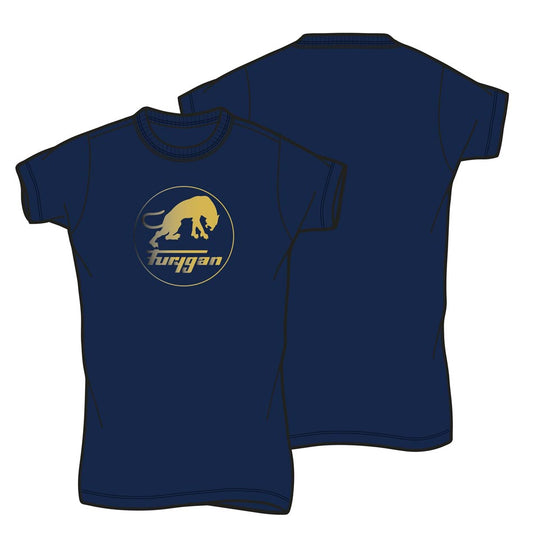 CORPO LADY TS LOGO - Navy-Or