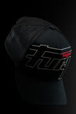 Casquette Furygan TRUCKER RAGE Noir-Blanc-Rouge — L'Esprit Racer