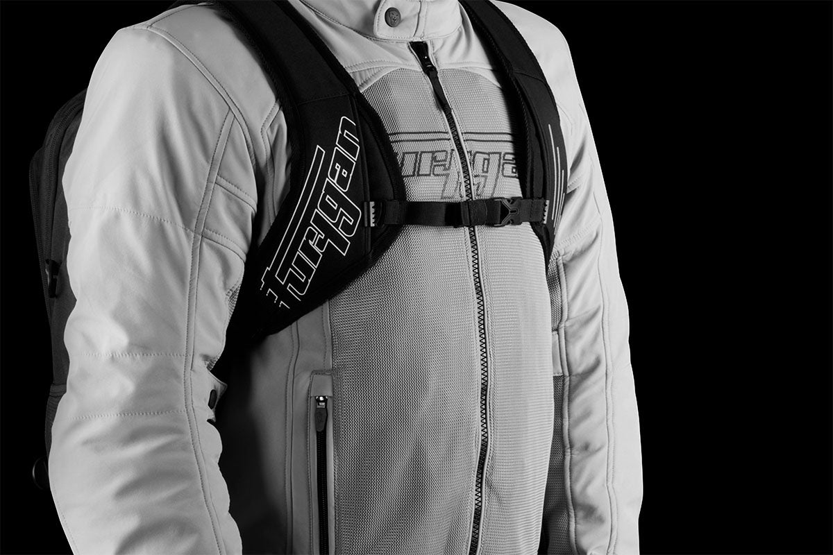 Sac Moto Furygan THUNDER EVO 2 Noir - Blanc - LE PRATIQUE DU MOTARD