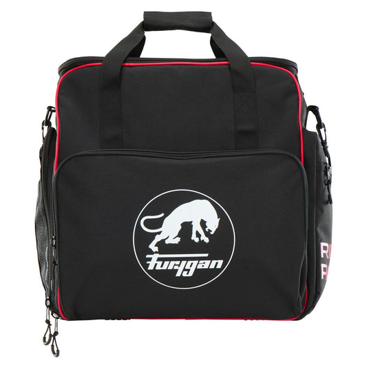 Sac Équipement Moto 45 L Casque & Bottes — Noir-Blanc-Rouge, vue principale