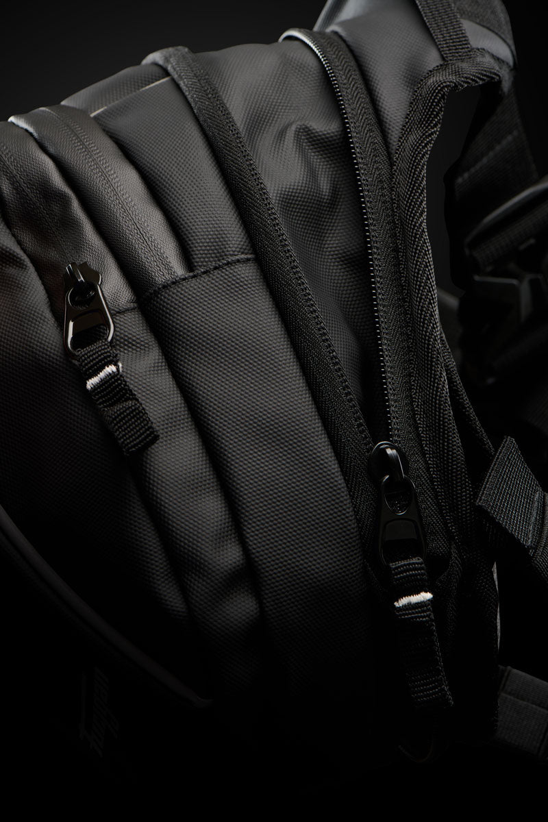 Sacoche de Cuisse Moto XL Réfléchissante — Noir, vue detail 5