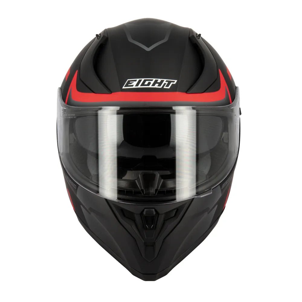 Casque moto/scooter Integral| Noir/Rouge + PINLOCK - LE PRATIQUE DU MOTARD