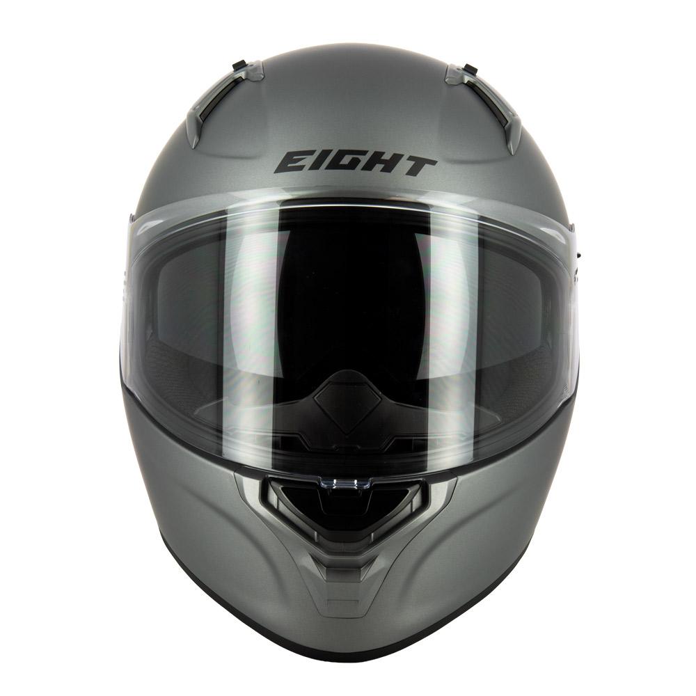 Casque intégral S443 Aero gris mat — vue de face